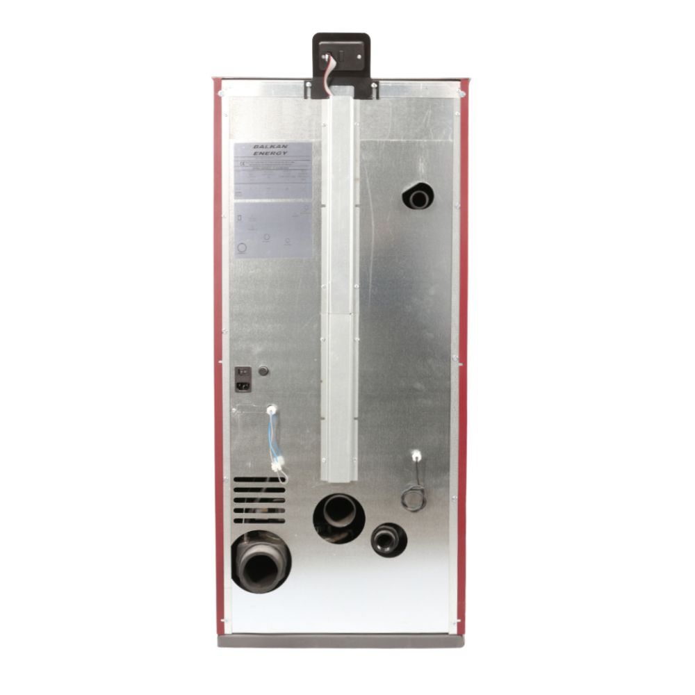 Pellet stove with back boiler Mytherm IOLI TSA 35 red, with fan, 38kW | Pellet Stoves With Back Boiler | Pellet Stoves |