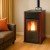 Pellet stove Mytherm Angela TA 30 red, 30kW Pellet stove Mytherm Angela TA 30 red, 30kW