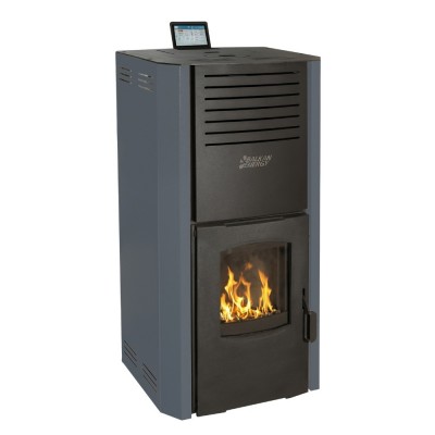 Pellet boiler stove Balkan Energy Sofia Anthracite, 25kW - Special Offers