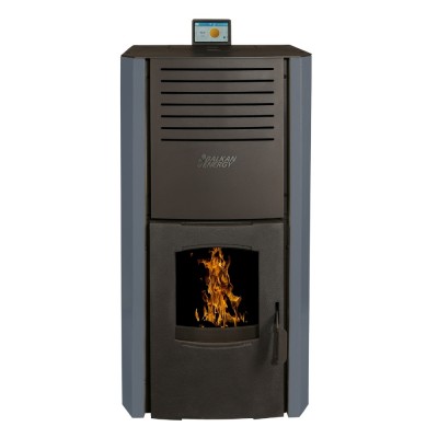 Pellet boiler stove Balkan Energy Sofia Anthracite, 25kW - Special Offers