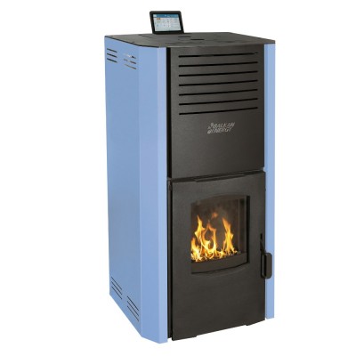 Pellet boiler stove Balkan Energy Sofia Blue, 25kW - Special Offers