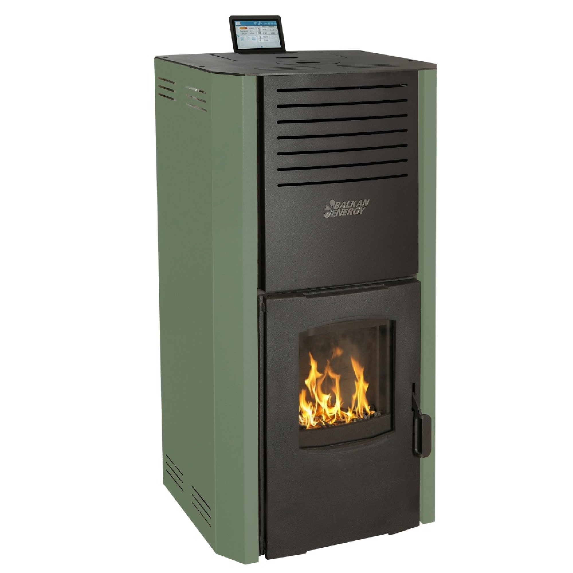 ᐉ Pellet Boiler Stove Balkan Energy Sofia Camouflage, 25kW – Top Prices ...