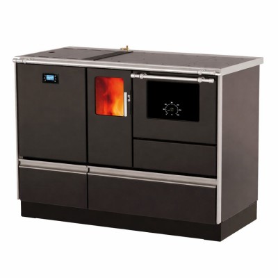 Pellet cooking stove with back boiler Alfa Plam Alfa Term 20 Pellet, 20kW - Pellet Cooking Stoves