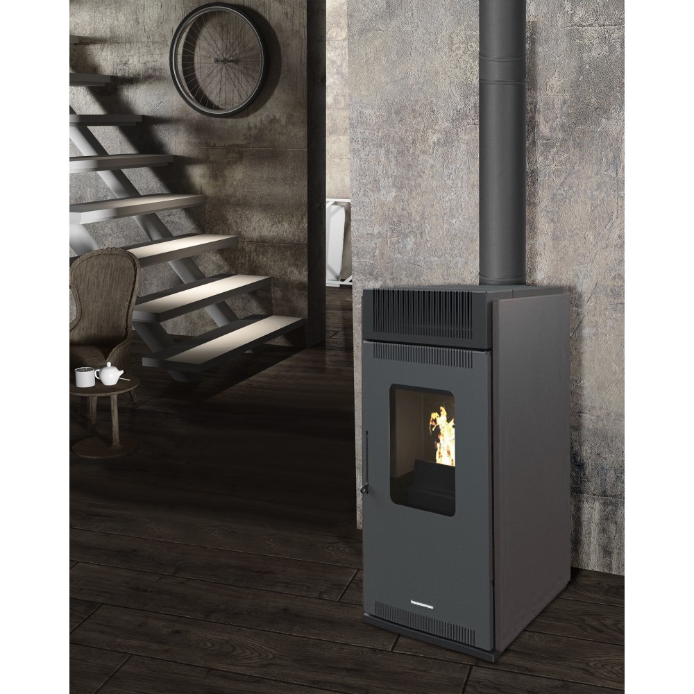 Pellet stove Balkan Energy P10 Black, 10kW | Direct Pellet Stoves | Pellet Stoves |