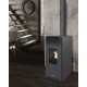 Pellet stove Balkan Energy P10 Black, 10kW | Direct Pellet Stoves | Pellet Stoves |