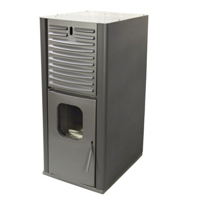 Pellet stove with back boiler Mytherm IOLI TS 18 grey, 18kW - Pellet Stoves