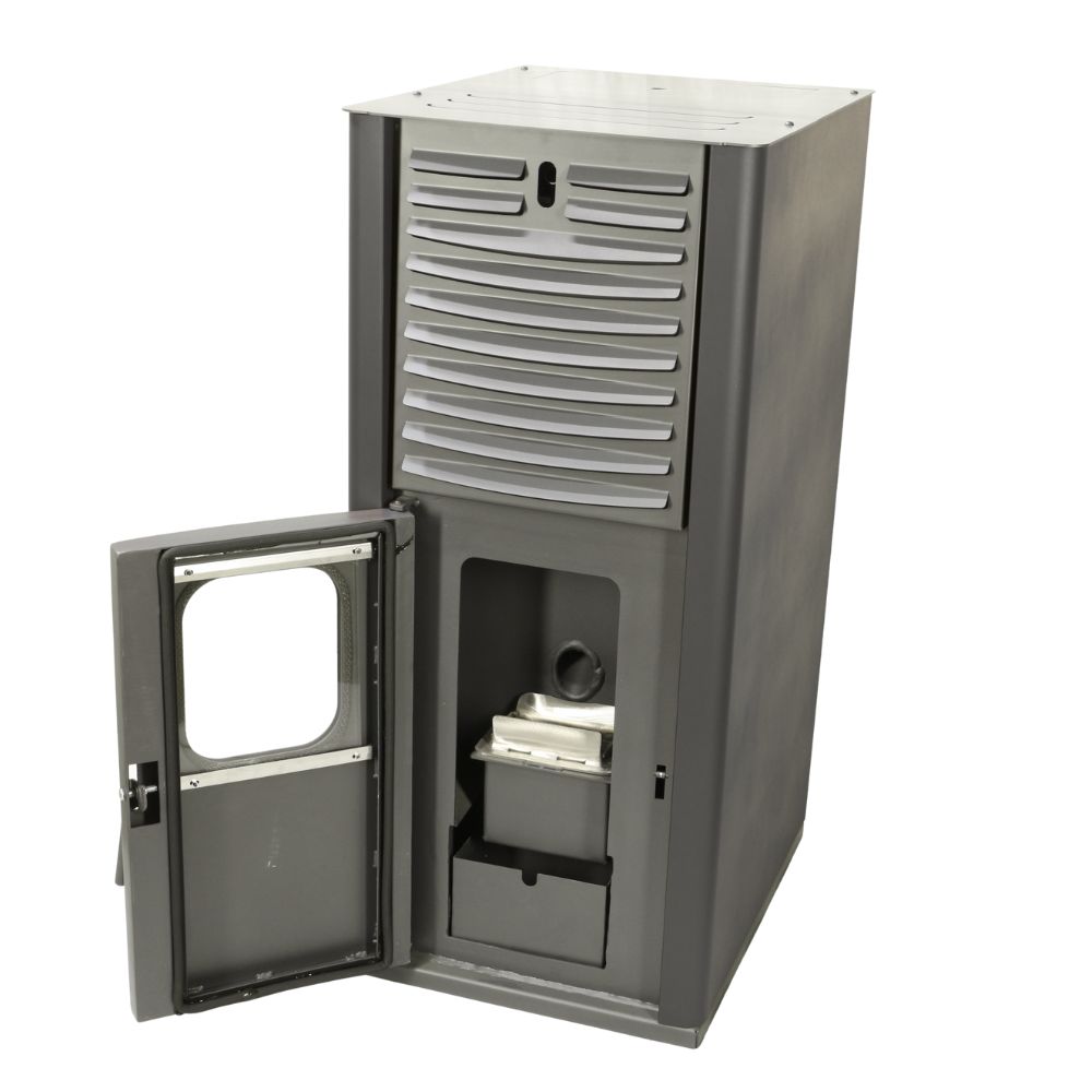 Pellet stove with back boiler Mytherm IOLI TS 18 grey, 18kW | Pellet Stoves With Back Boiler | Pellet Stoves |