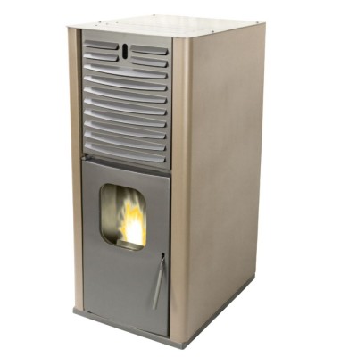 Pellet stove with back boiler Mytherm IOLI TS 35 beige, 38kW - Pellet Stoves With Back Boiler