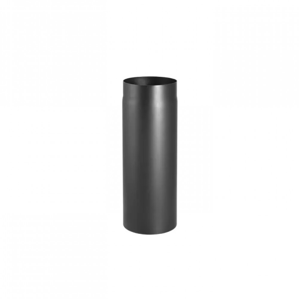 Black steel flue pipe PARKANEX, Straight, Length 0.5m, Ø130, Thickness 2 mm | Stove pipes | Chimney |