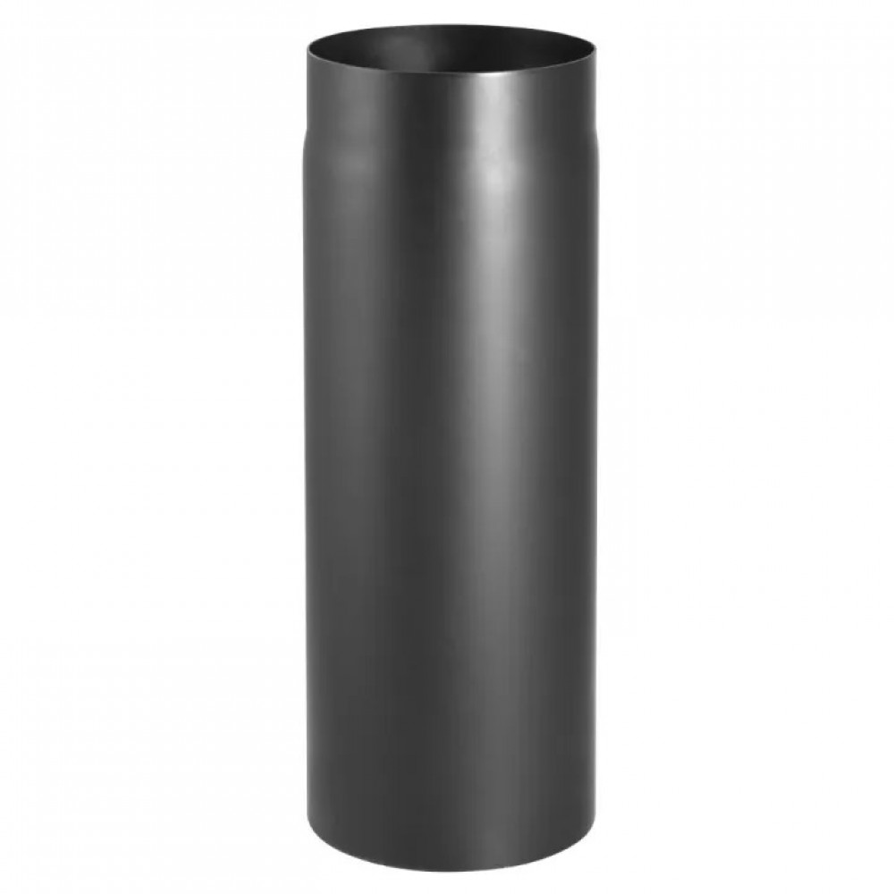 Black steel flue pipe PARKANEX, Straight, Length 0.5m, Ø130, Thickness 2 mm | Stove pipes | Chimney |