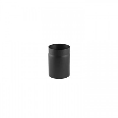 Black steel flue pipe PARKANEX, Straight, Length 0.25m, Ø150, Thickness 2 mm - Chimney