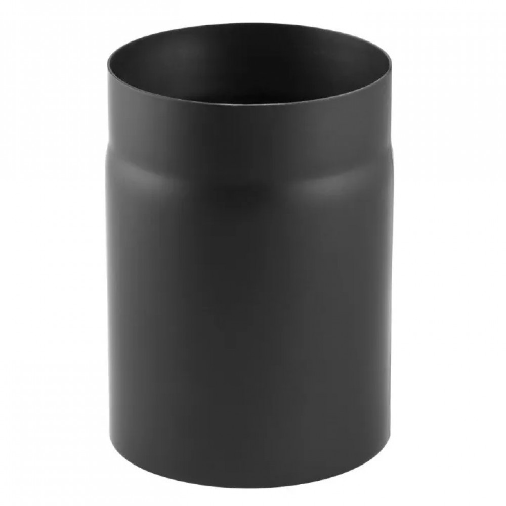 Black steel flue pipe PARKANEX, Straight, Length 0.25m, Ø150, Thickness 2 mm | Stove pipes | Chimney |