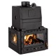Fireplace insert Prity 3C W28, 33.2kw | Fireplaces with Back Boiler | Fireplaces |