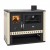 Wood cooker stove Prity GT, with glass ceramic hob, 15 kW