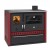 Wood burning cooker Prity GT Red, with drawer, 15 kW