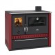 Wood burning cooker Prity GT Red, with drawer, 15 kW | Cookers | Wood |