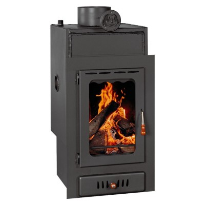Wood Burning Fireplace with Back Boiler Prity VM W15, 20kw - Fireplaces with Back Boiler