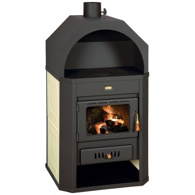 Wood burning stove with back boiler Prity W17, 23.1kW - Multi Fuel Stoves With Back Boiler