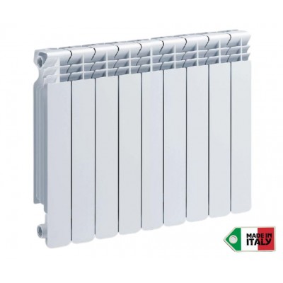 Aluminium radiator Helyos H600, 9 sections - Aluminium Radiators