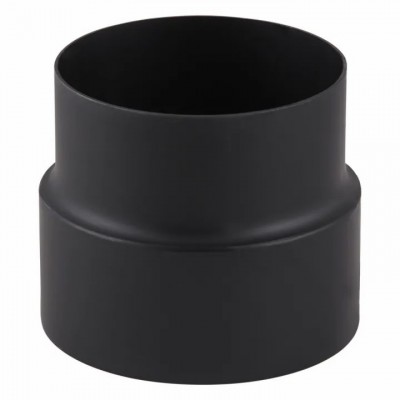 Flue adaptor PARKANEX, Steel, Black, Ø130-150, Thickness 2 mm - Chimney
