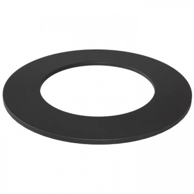 Flue pipe rosette PARKANEX, Steel, Black, 50mm, Ø150, Thickness 2 mm - Chimney