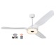 Ceiling fan with Wi-Fi and remote control Telemax CES603FL White, 152cm | Ceiling Fans | Fans |