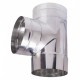 Chimney tee with cap 90°, Stainless steel AISI 304, Ф150 | Flue | Chimney |