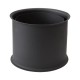 Flue pipe rosette PARKANEX, Black, Ø130, Thickness 2 mm | Stove pipes | Chimney |