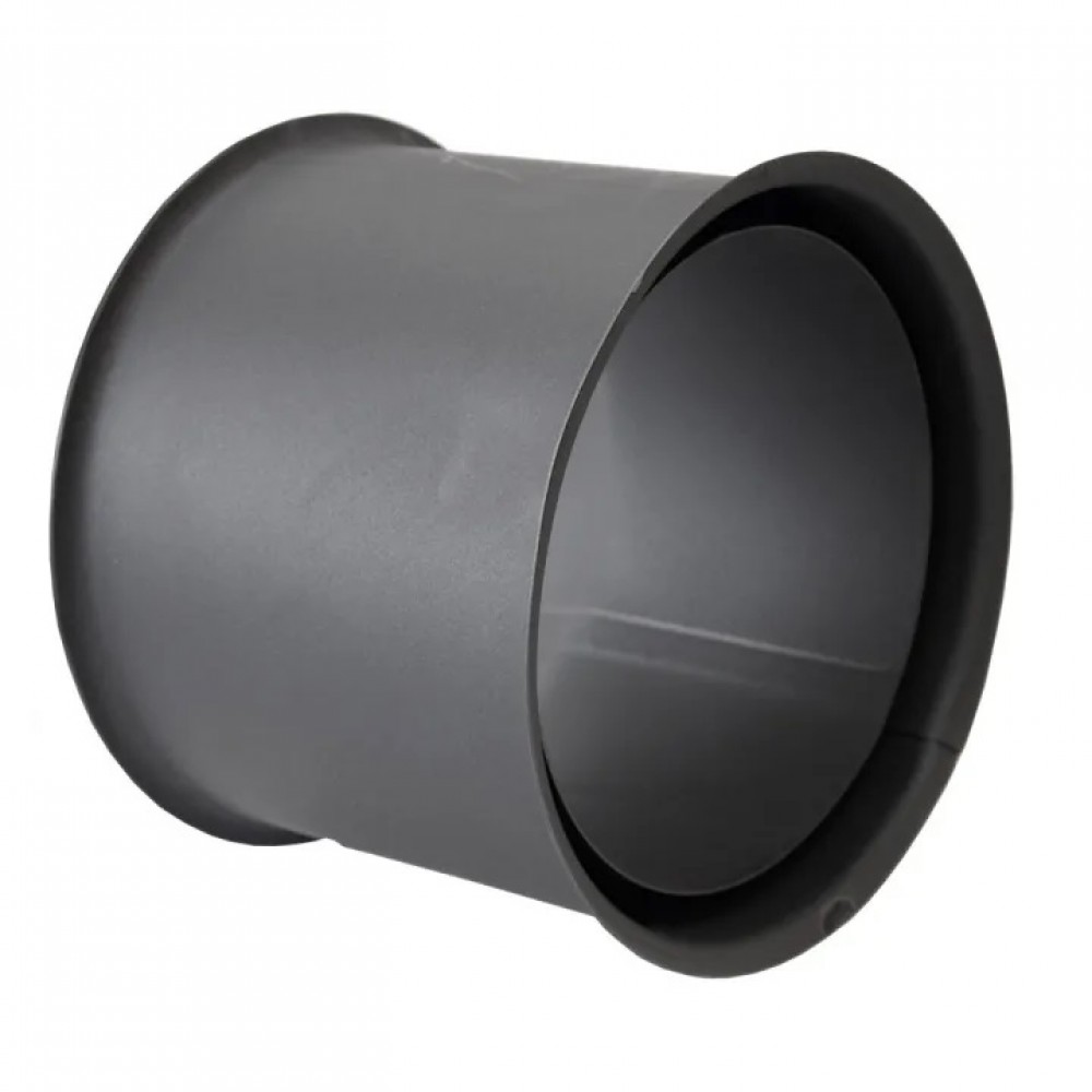 Flue pipe rosette PARKANEX, Black, Ø130, Thickness 2 mm | Stove pipes | Chimney |