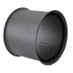 Flue pipe rosette PARKANEX, Black, Ø150, Thickness 2 mm | Stove pipes | Chimney |