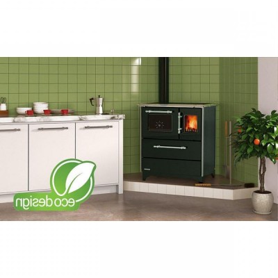 Wood burning cooker Alfa Plam Donna 70 Anthracite, 5kW - Wood Cooker Stoves