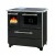 Wood burning cooker Alfa Plam Donna 70 Anthracite Right, 5kW