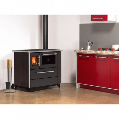 Wood cooker stove Alfa Plam Donna 90 Anthracite, 5kW - Product Comparison