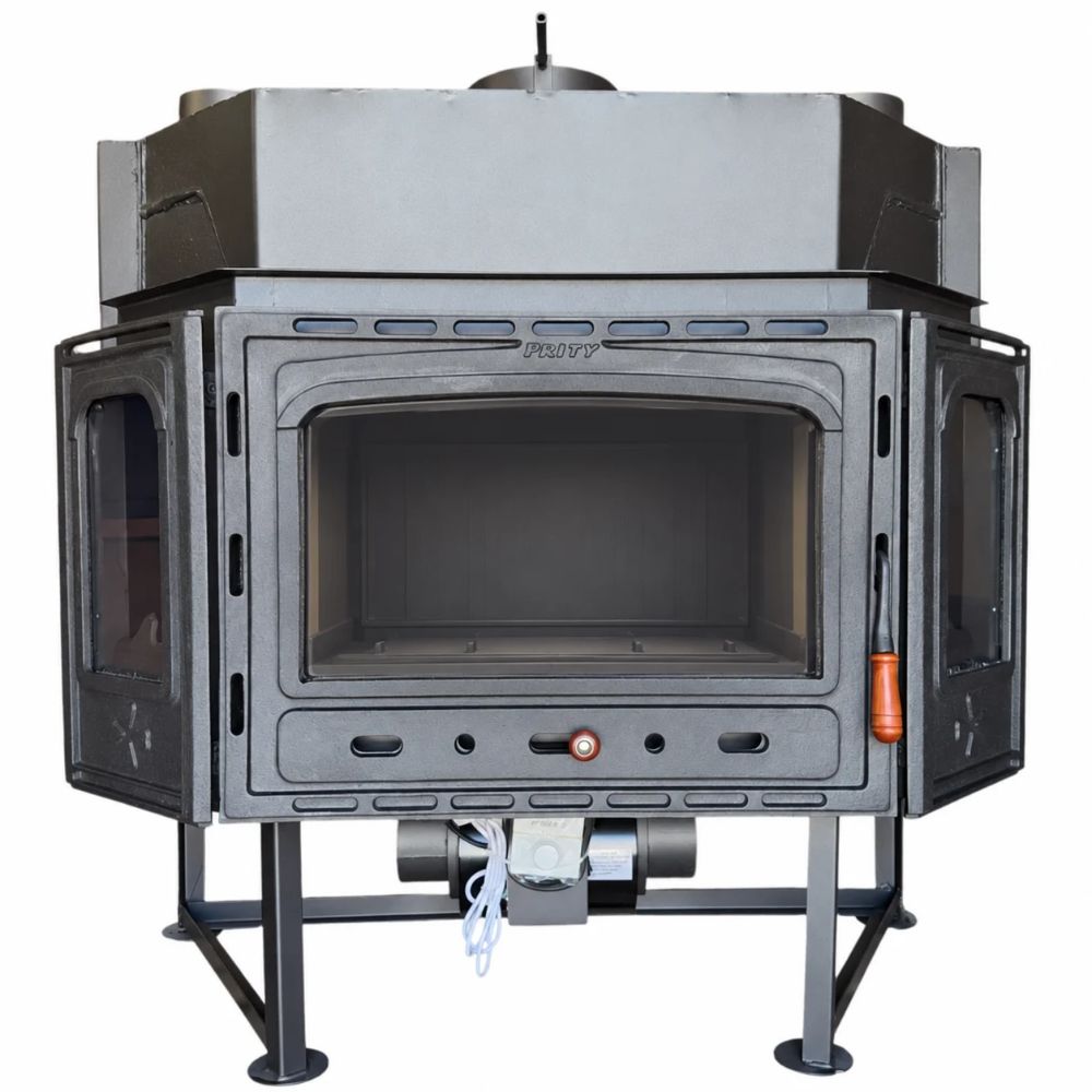 Wood Burning Fireplace Prity TCF, 19kW | Cast Iron Fireplaces | Wood Burning Fireplaces |