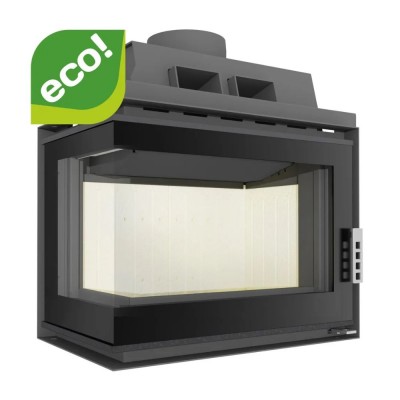 Wood Burning Fireplace  UNIFLAM 600 DURO S with air supply, left side, 11kW - Wood Burning Fireplaces