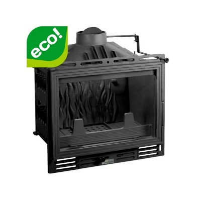 Wood Burning Fireplace UNIFLAM 600 ECO with damper and air supply, 8kW - Wood Burning Fireplaces