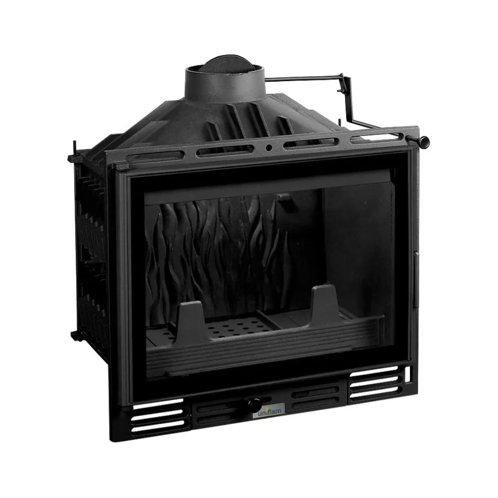 Wood Burning Fireplace UNIFLAM 600 PLUS ECO with damper and air supply, 8kW | Cast Iron Fireplaces | Wood Burning Fireplaces |