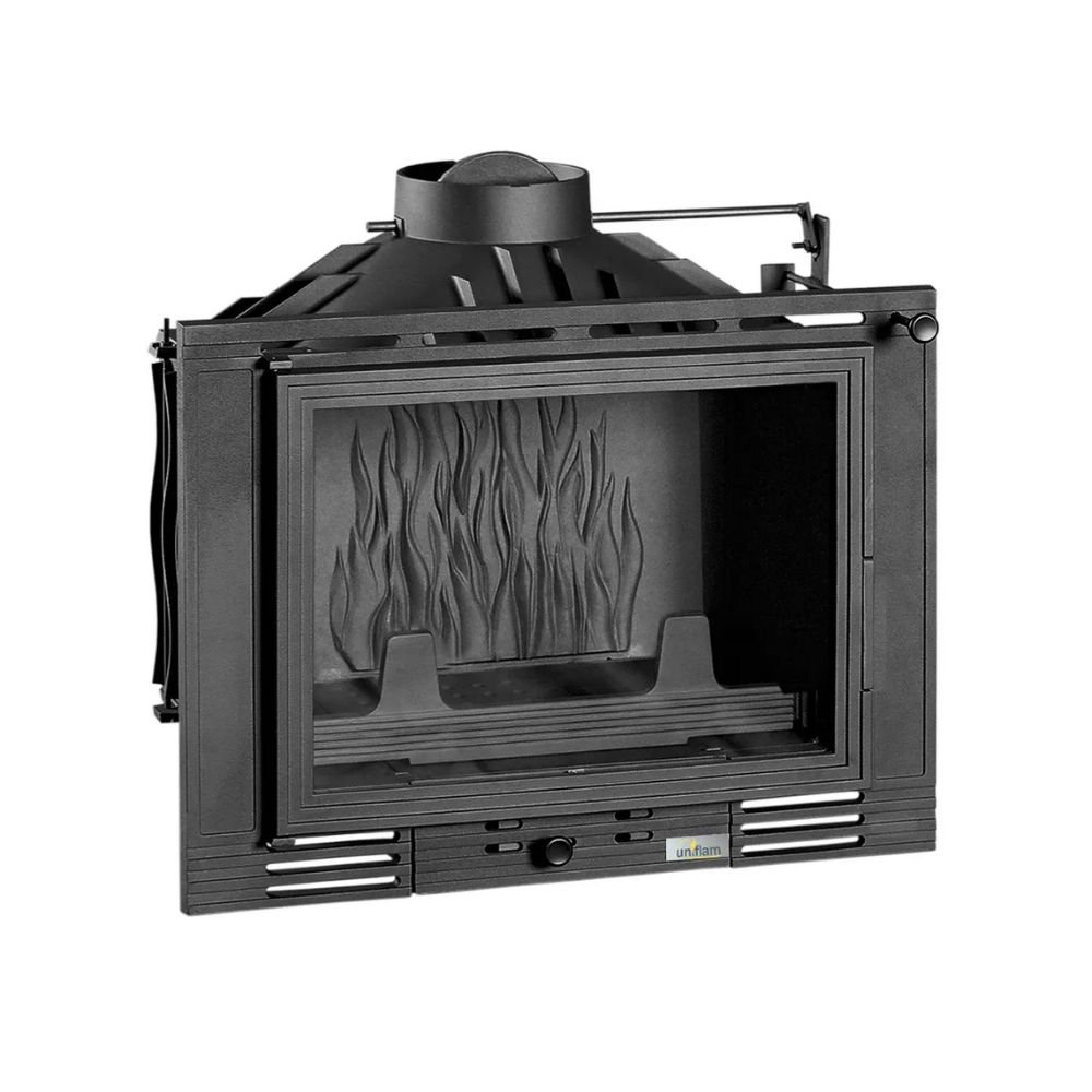 Wood Burning Fireplace UNIFLAM 700 ECO with damper and air supply, 8kW | Cast Iron Fireplaces | Wood Burning Fireplaces |