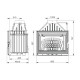 Wood Burning Fireplace UNIFLAM 700 LUX ECO with damper, 12kW | Cast Iron Fireplaces | Wood Burning Fireplaces |