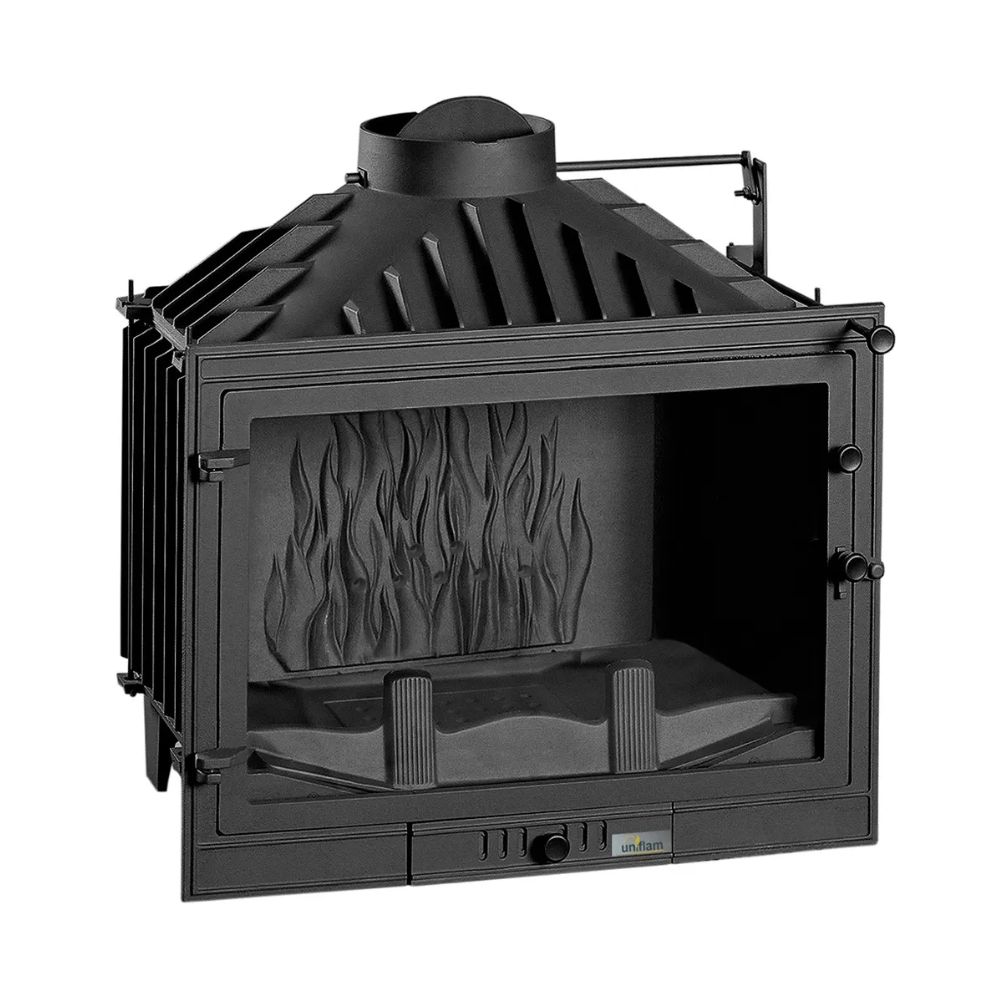 Wood Burning Fireplace UNIFLAM 700 STANDARD ECO with damper and air supply, 10kW | Wood Burning Fireplace Inserts | Wood Burning Fireplaces |
