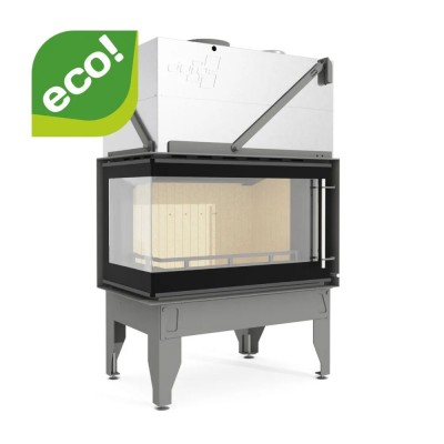 Wood Burning Fireplace UNIFLAM 860 DURO with air ducts and air supply, left side, 14.1kW - Wood Burning Fireplaces