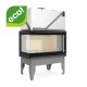 Wood Burning Fireplace UNIFLAM 860 DURO with air ducts and air supply, left side, 14.1kW | Wood Burning Fireplace Inserts | Wood Burning Fireplaces |