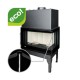 Wood Burning Fireplace UNIFLAM 860 EVO PBS with air ducts and air supply, bent glass, right side, 15kW | Modern Fireplaces | Wood Burning Fireplaces |