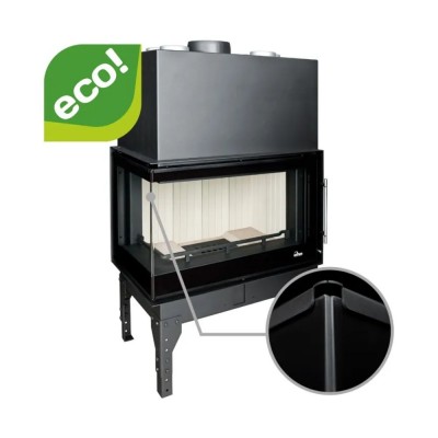 Wood Burning Fireplace UNIFLAM 860 EVO PBS with air ducts and air supply, left side, 15kW - Wood Burning Fireplaces