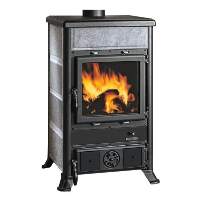 Italian wood burning stove La Nordica Rossella R1 natural stone, 8.8kW - Italian wood burning stoves and fireplaces