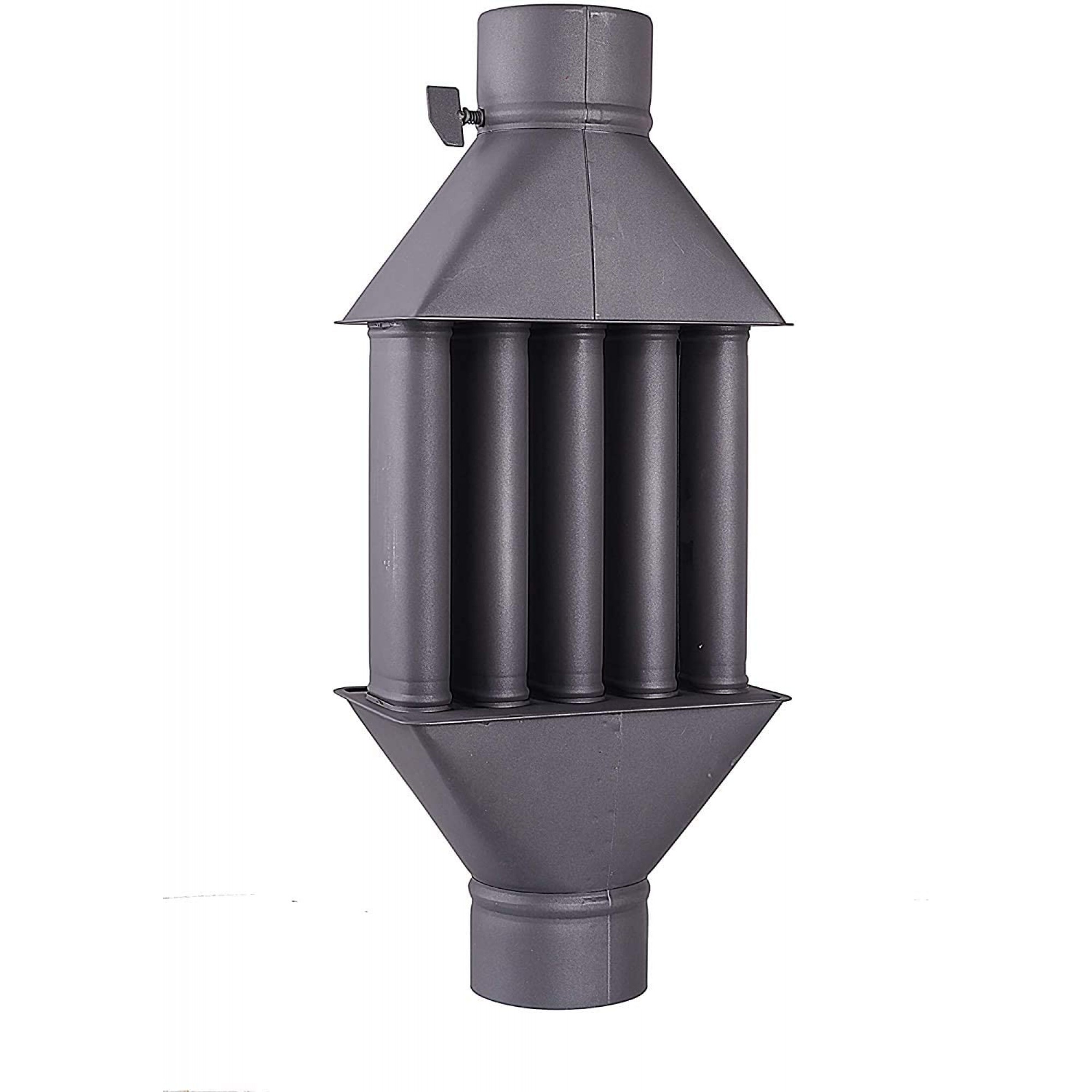ᐉ Wood burning stove chimney heat exchanger, Diameter 130mm Top