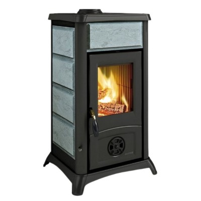 Italian wood burning stove La Nordica Gemma Stone, 6kW - Italian wood burning stoves and fireplaces