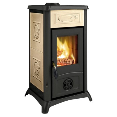 Italian wood burning stove La Nordica Gemma Ecru, 6kW - Product Comparison