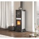 Italian wood burning stove La Nordica Gemma Forno white, 7.2kW | Italian wood burning stoves and fireplaces |  |