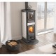 Italian wood burning stove La Nordica Gemma Forno white, 7.2kW | Italian wood burning stoves and fireplaces |  |